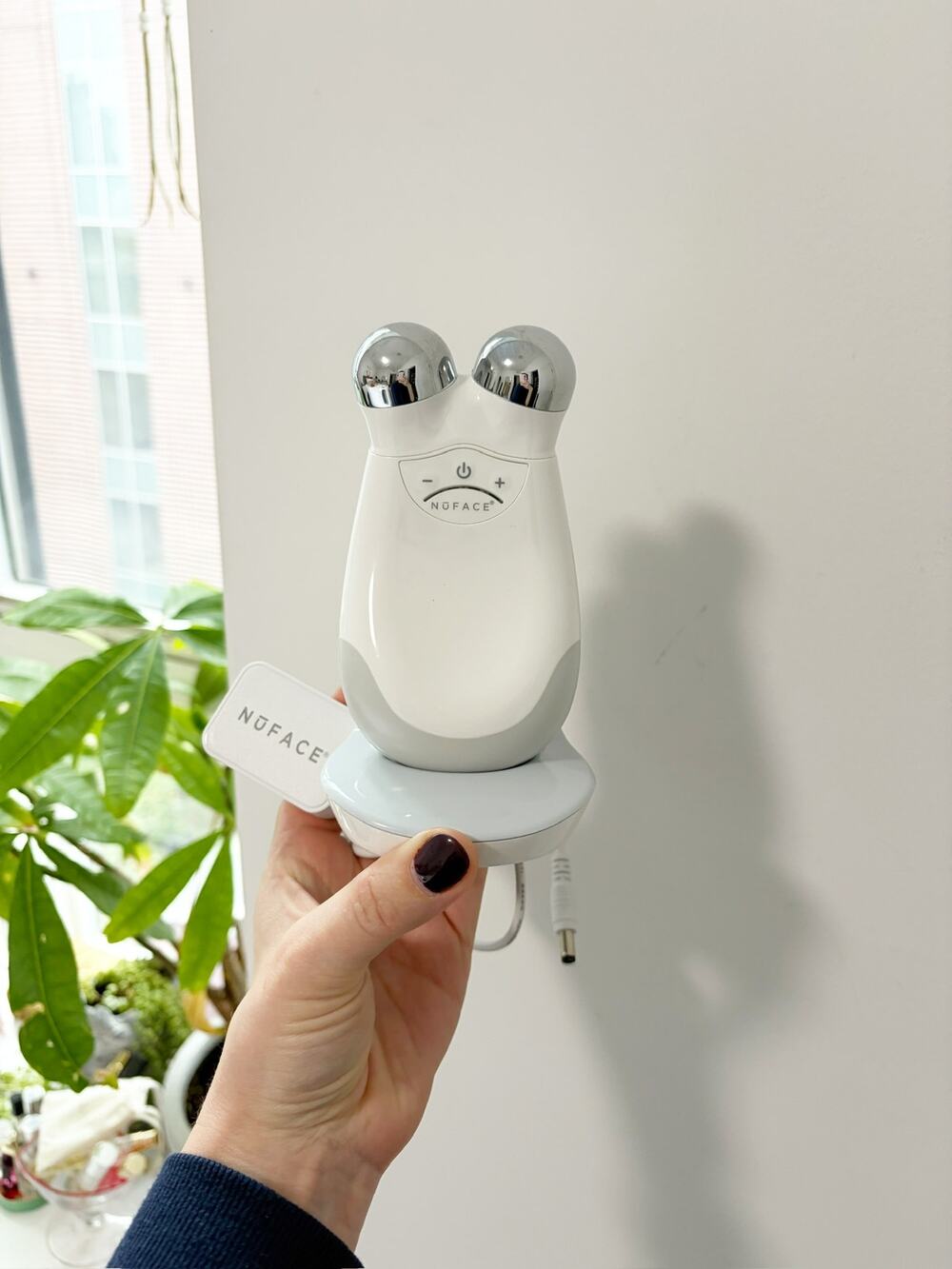 NuFACE Trinity Facial Toning Microcurrent Device with Charger & Case